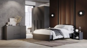 ЭЛЕГАНТ Спальный гарнитур (модульный) графит в Троицке - troick.ok-mebel.com | фото