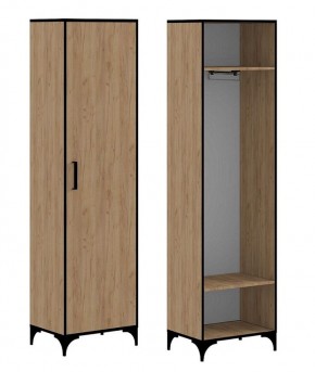 ЭНТЕР ЛОФТ Шкаф для одежды (Дуб Золотой) в Троицке - troick.ok-mebel.com | фото