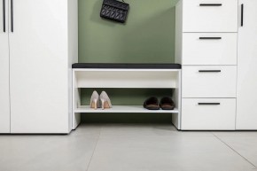 ЭЙР прихожая (модульная) Белый Шагрень в Троицке - troick.ok-mebel.com | фото 23