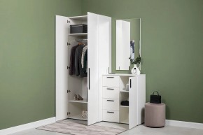 ЭЙР прихожая (модульная) Белый Шагрень в Троицке - troick.ok-mebel.com | фото 24