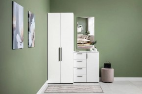 ЭЙР прихожая (модульная) Белый Шагрень в Троицке - troick.ok-mebel.com | фото 26
