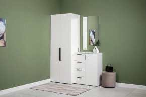ЭЙР прихожая (модульная) Белый Шагрень в Троицке - troick.ok-mebel.com | фото 3