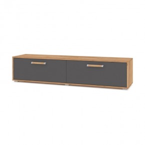 ФЛОРИДА Ф31 Тумба ТВ (дуб золотой/графит) в Троицке - troick.ok-mebel.com | фото
