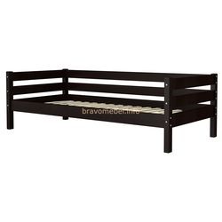 ГЛОРИЯ Кровать детская (Орех темный) в Троицке - troick.ok-mebel.com | фото