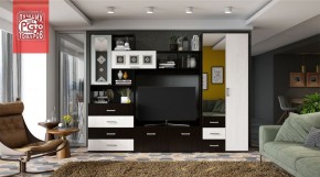 Гостиная Белла (модульная) венге/ясень белый в Троицке - troick.ok-mebel.com | фото 11