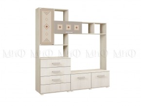 Гостиная Белла (Сандал, Графит/Дуб крафт) в Троицке - troick.ok-mebel.com | фото