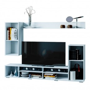 Гостиная Диаманд (белый/белый глянец) в Троицке - troick.ok-mebel.com | фото 2