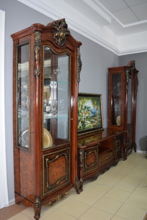 Гостиная Джоконда 1+ТВ+1 (корень дуба глянец) в Троицке - troick.ok-mebel.com | фото 4