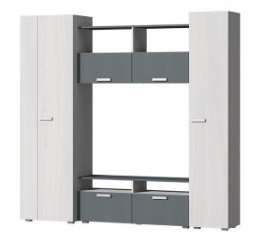 Гостиная Эмми (Анкор светлый/Графит) в Троицке - troick.ok-mebel.com | фото 2