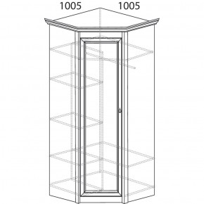 Гостиная Флоренция 4 Дуб оксфорд в Троицке - troick.ok-mebel.com | фото 6