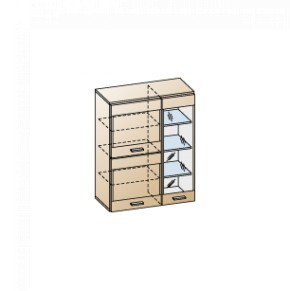 Гостиная Камелия Композиция 6 (Ясень Асахи) в Троицке - troick.ok-mebel.com | фото 2