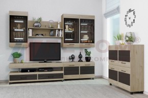 Гостиная Камелия Композиция 8 (Гикори Джексон светлый комбинированный) в Троицке - troick.ok-mebel.com | фото