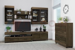 Гостиная Камелия Композиция 8 (Гикори Джексон темный) в Троицке - troick.ok-mebel.com | фото