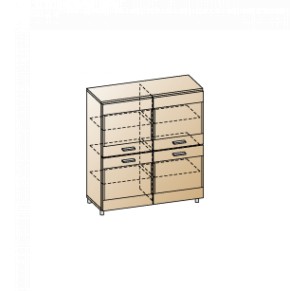Гостиная Камелия Композиция 8 (Ясень Асахи) в Троицке - troick.ok-mebel.com | фото 10