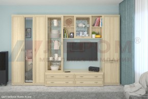 Гостиная Карина Композиция 15 (Ясень Асахи) в Троицке - troick.ok-mebel.com | фото