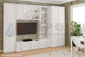 Гостиная Карина Композиция 16 (Снежный ясень) в Троицке - troick.ok-mebel.com | фото