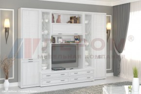 Гостиная Карина Композиция 19 (Снежный ясень) в Троицке - troick.ok-mebel.com | фото