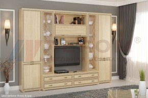 Гостиная Карина Композиция 19 (Ясень Асахи) в Троицке - troick.ok-mebel.com | фото
