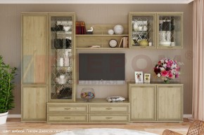 Гостиная Карина Композиция 8 (Гикори Джексон светлый) в Троицке - troick.ok-mebel.com | фото 4