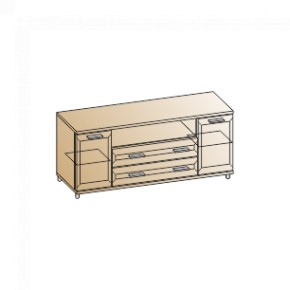 Гостиная Мелисса Композиция 12 (Акация Молдау) в Троицке - troick.ok-mebel.com | фото 6