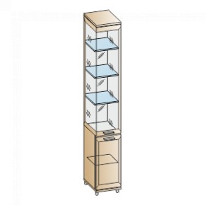 Гостиная Мелисса Композиция 12 (Акация Молдау) в Троицке - troick.ok-mebel.com | фото 7