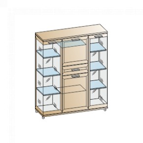 Гостиная Мелисса Композиция 6 (Ясень Асахи) в Троицке - troick.ok-mebel.com | фото 2
