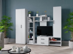 Гостиная Сидней-1 ЛДСП Белый в Троицке - troick.ok-mebel.com | фото