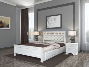 ГРАЦИЯ Кровать из массива 1400 с 2-мя ящиками в Троицке - troick.ok-mebel.com | фото
