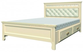 ГРАЦИЯ Кровать из массива 1400 с 2-мя ящиками в Троицке - troick.ok-mebel.com | фото 3