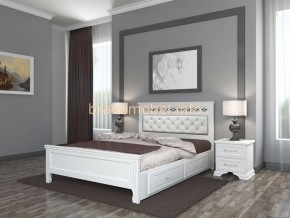 ГРАЦИЯ Кровать из массива 1600 с 2-мя ящиками  в Троицке - troick.ok-mebel.com | фото