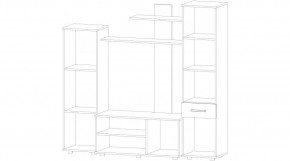ИБИЦА Гостиная (венге/анкор светлый) в Троицке - troick.ok-mebel.com | фото 2