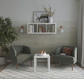 Журнальный стол Энкель 50, тамбурат, цвет белый в Троицке - troick.ok-mebel.com | фото 4