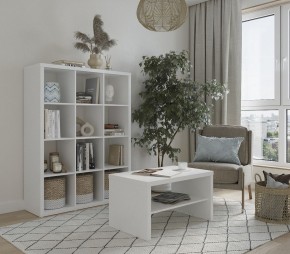 Журнальный стол Энкель 82С, тамбурат, цвет белый в Троицке - troick.ok-mebel.com | фото 4
