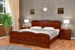 КАРИНА-8 Кровать из массива (Орех) в Троицке - troick.ok-mebel.com | фото
