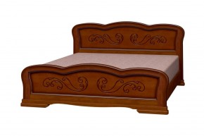 КАРИНА-8 Кровать из массива (Орех) в Троицке - troick.ok-mebel.com | фото 2