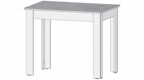 КАЙ Стол (цемент светлый/белый) в Троицке - troick.ok-mebel.com | фото
