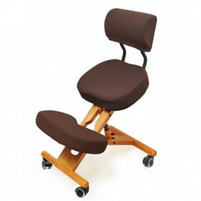 Коленный стул со спинкой Smartstool KW02В + Чехлы в Троицке - troick.ok-mebel.com | фото 7
