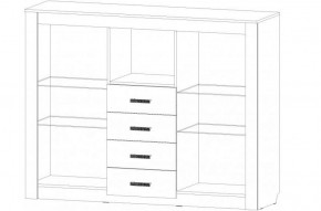 РИВЬЕРА Комод большой в Троицке - troick.ok-mebel.com | фото 2