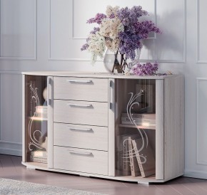 Комод Флорида (ясень белый) в Троицке - troick.ok-mebel.com | фото 3