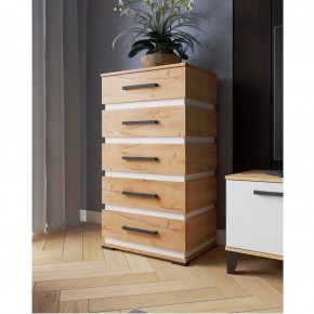 Комод КМ-1 ЛДСП Дуб крафт золотой в Троицке - troick.ok-mebel.com | фото
