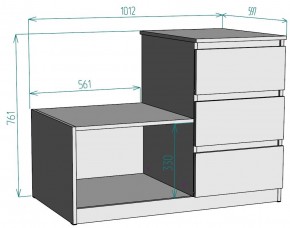 Комод Мальта K207 в Троицке - troick.ok-mebel.com | фото 2