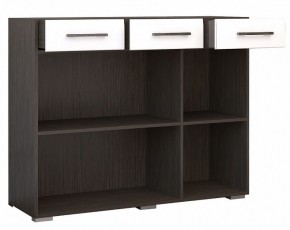 Комод Ненси (Венге/Белый глянец) в Троицке - troick.ok-mebel.com | фото 2