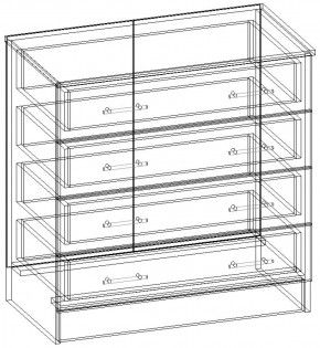 СОФИЯ Комод К800 (венге/дуб белфорт) в Троицке - troick.ok-mebel.com | фото 3