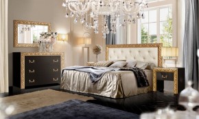 Комод Тиффани Premium черная/золото (ТФКМ-1(П) в Троицке - troick.ok-mebel.com | фото 2