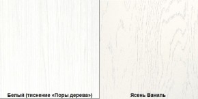 Комод в гостиную Ливерпуль (Белый/Ясень Ваниль) в Троицке - troick.ok-mebel.com | фото 3