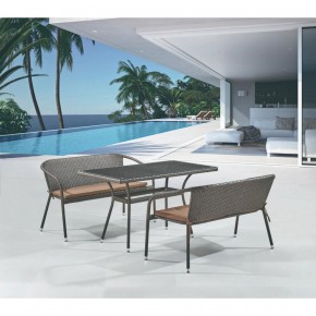 Комплект мебели из иск. ротанга T286A/S139A-W53 Brown в Троицке - troick.ok-mebel.com | фото