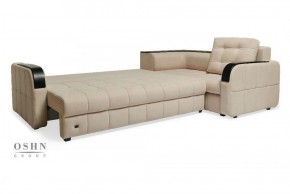 Комплект мягкой мебели Остин Garcia Ivory (Рогожка) Угловой + 1 кресло в Троицке - troick.ok-mebel.com | фото 3