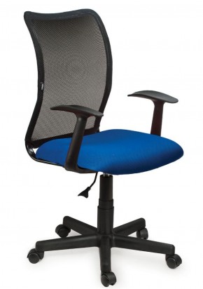 Кресло BRABIX "Spring MG-307", с подлокотниками, комбинированное синее/черное TW, 531404 в Троицке - troick.ok-mebel.com | фото 1