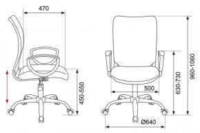 Кресло Бюрократ CH-599AXSN/32B/TW-11 черный TW-32K01 в Троицке - troick.ok-mebel.com | фото 4