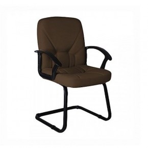 Кресло ЧИП ультра 365 (коричневый) на полозьях в Троицке - troick.ok-mebel.com | фото 1